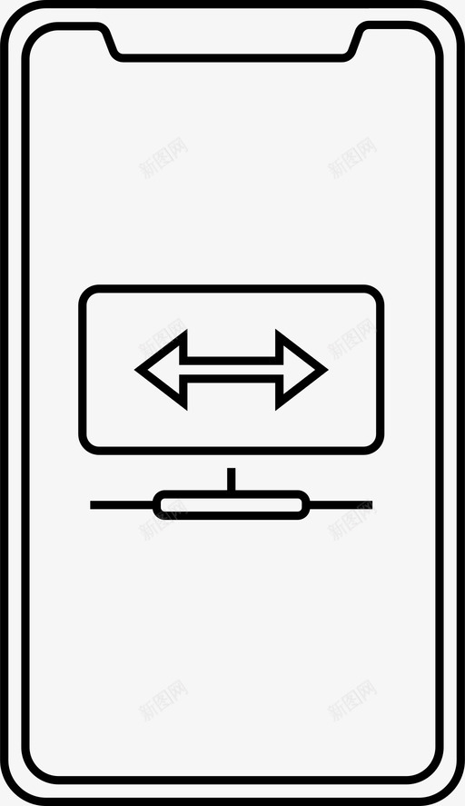 iphonexvpn应用程序连接图标svg_新图网 https://ixintu.com iphonex iphonexvpn 应用程序 智能手机 连接