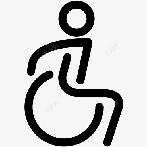 残疾标志厕所图标svg_新图网 https://ixintu.com 厕所 标志 标志符号概述 残疾