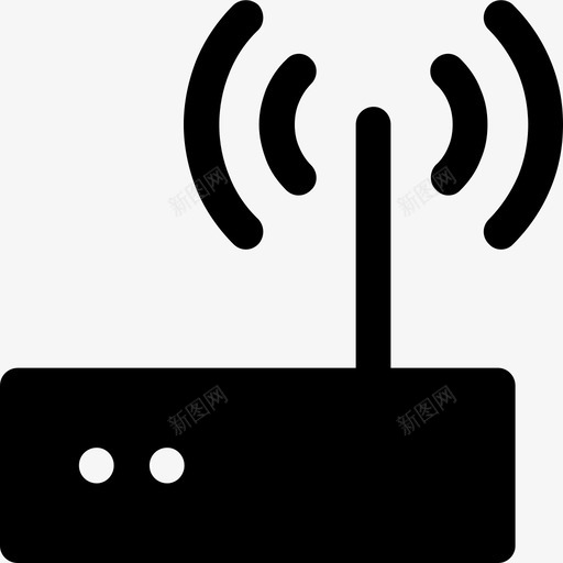 路由器连接网络图标svg_新图网 https://ixintu.com wifi 无线 网络 计算机互联网标志符号 路由器 连接