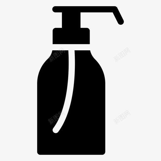 手瓶子生意图标svg_新图网 https://ixintu.com 手 手护理 洗 瓶子 生意 美容和水疗雕文