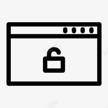 解锁浏览器浏览器窗口internet浏览器图标图标
