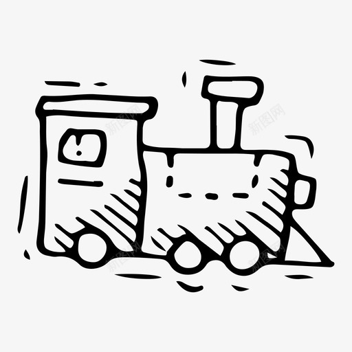 机车蒸汽火车图标svg_新图网 https://ixintu.com 机车 涂鸦运输 火车 蒸汽 运输