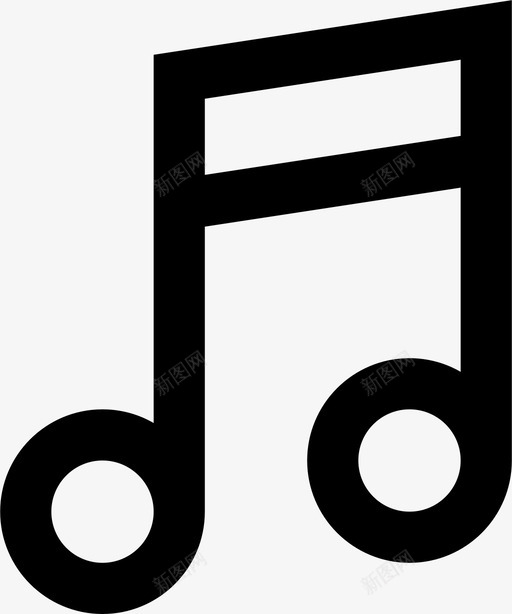 音符古典旋律图标svg_新图网 https://ixintu.com 剧本 古典 唱片 方形 旋律 音乐 音符