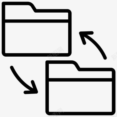 共享信息备份文件夹图标图标