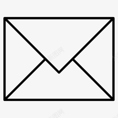 电子邮件商务信件图标图标