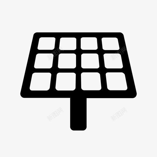 太阳能板绿色能源太阳能图标svg_新图网 https://ixintu.com 可持续发展 太阳能 太阳能板 绿色能源