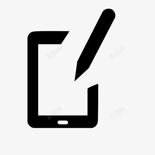平板电脑ipad手机图标svg_新图网 https://ixintu.com ipad 平板电脑 手机 智能手机 科技