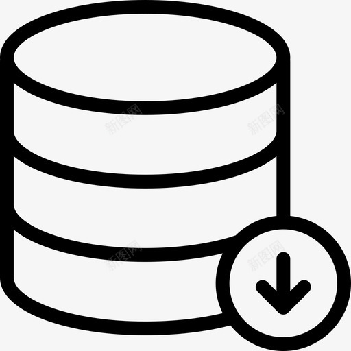 数据库代理存储图标svg_新图网 https://ixintu.com 下载数据库 代理 存储 数据库卷1行