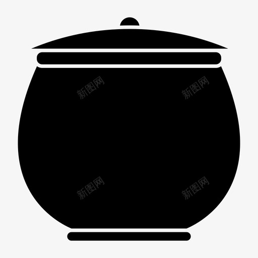 暖气设备厨房用具图标svg_新图网 https://ixintu.com 厨房用具 暖气 汤 设备 餐厅