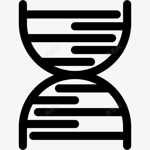 dna生物化学遗传学图标svg_新图网 https://ixintu.com dna 基因组学 生物化学 科学 遗传学