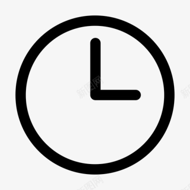 时钟钟面时钟时间图标图标