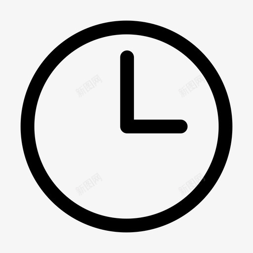 时钟钟面时钟时间图标svg_新图网 https://ixintu.com 手表 时钟 时钟时间 钟面
