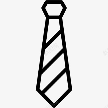 领带商人职业图标图标
