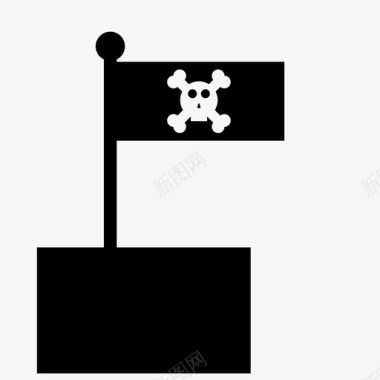 海盗旗罪犯海盗图标图标