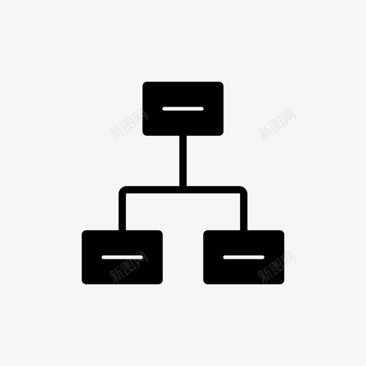 层次结构流程图办公室图标svg_新图网 https://ixintu.com 办公室 层次结构 流程图 组织 结构