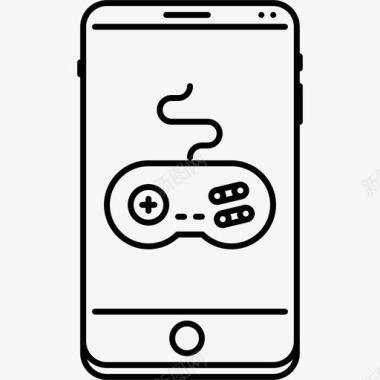 手机游戏应用程序聚会图标图标