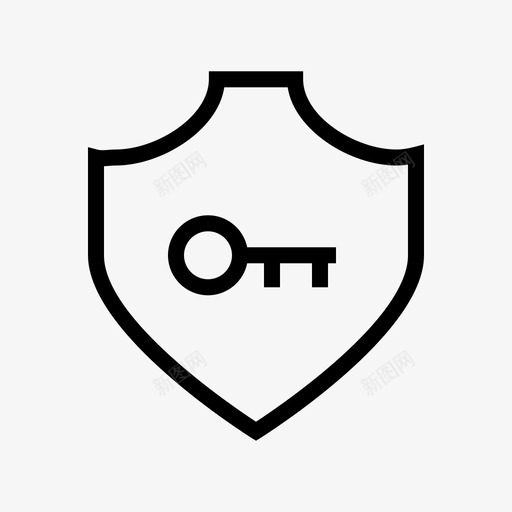 钥匙保护安全图标svg_新图网 https://ixintu.com 保护 安全 安全灯 钥匙