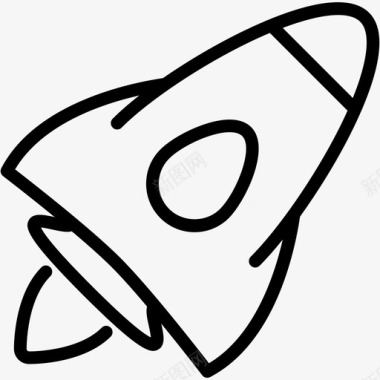 火箭发射航天飞机图标图标