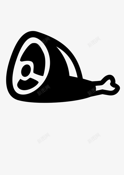 牛排厨师晚餐图标svg_新图网 https://ixintu.com 厨师 晚餐 牛排 食物