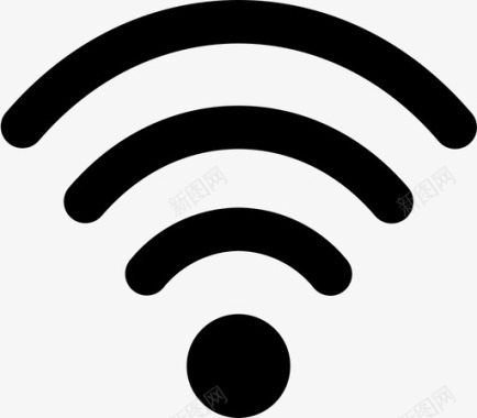 wifi网络应用程序通知图标图标