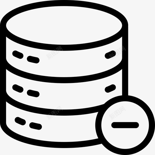 删除数据库代理存储图标svg_新图网 https://ixintu.com 代理 删除数据库 存储 数据库卷3行