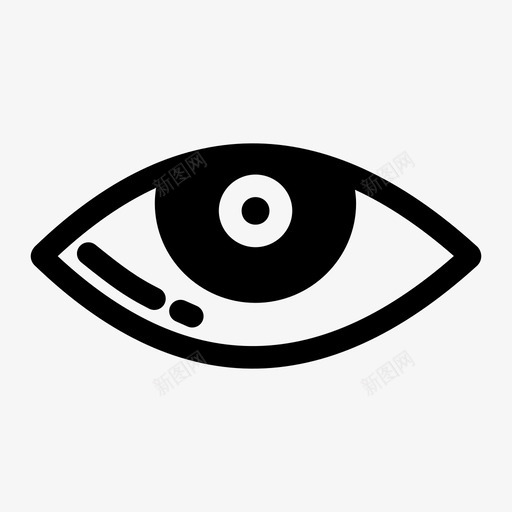 眼睛眼科医生看图标svg_新图网 https://ixintu.com 看 眼睛 眼科医生