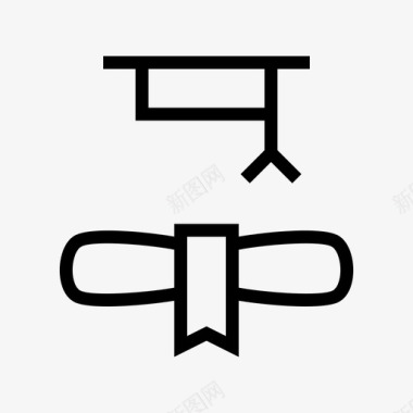 毕业教育服务图标图标