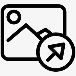 轮廓图像的小工具选择照片选择图像照片工具轮廓图标高清图片