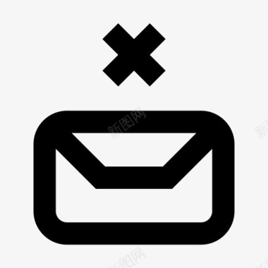 删除邮件信封界面ios优化图标图标