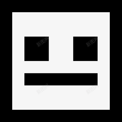 emoji_neutral_square [#408]svg_新图网 https://ixintu.com emoji_neutral_square [#408]