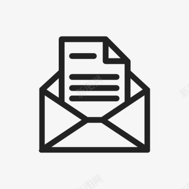 邮件业务文档图标图标