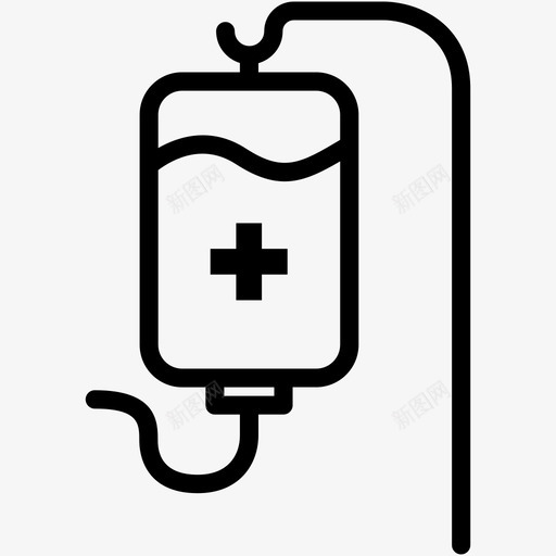 血瓶袋子医疗图标svg_新图网 https://ixintu.com 医疗 医疗保健3 血瓶 袋子 输血