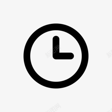 时钟时间基础知识图标图标