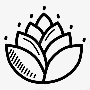 芒果叶排灯节印度教图标图标
