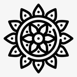 印度教的排灯节兰戈里庆典装饰图标高清图片