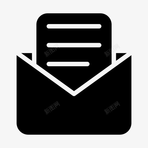 信件文件电子邮件图标svg_新图网 https://ixintu.com 信件 信件第2部分 收到信 文件 电子邮件 邮寄信件