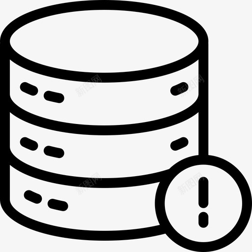 数据库错误代理存储图标svg_新图网 https://ixintu.com 代理 存储 数据库卷3行 数据库错误