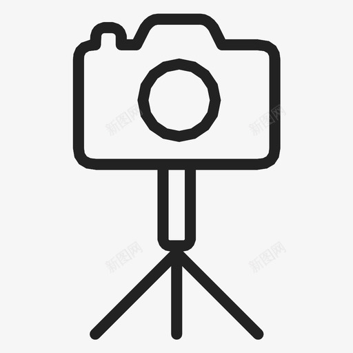 带三脚架的相机照片摄影图标svg_新图网 https://ixintu.com 带三脚架的相机 拍摄 摄影 照片