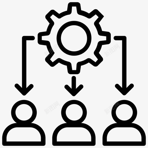 工作量管理公司结构集团管理图标svg_新图网 https://ixintu.com 公司结构 工作量管理 组织 集团管理 项目管理行图标