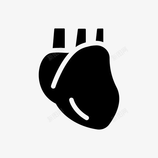 心脏解剖学血液图标svg_新图网 https://ixintu.com 健康 医学 心脏 心脏病 血液 解剖学