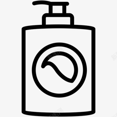 液体肥皂手马桶图标图标