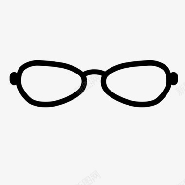 眼镜微光窥视器图标图标