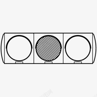 红绿灯方向照明图标图标