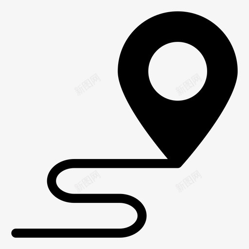位置商业地图图标svg_新图网 https://ixintu.com 位置 商业 地图 指针 标记 购物电子商务符号图标