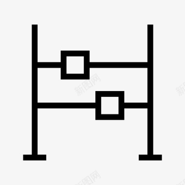 算盘数学教育瘦图标图标