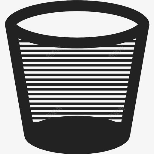垃圾桶篮子罐子图标svg_新图网 https://ixintu.com 垃圾桶 篮子 罐子