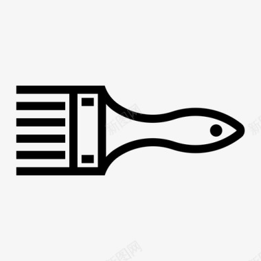 刷子手工具图标图标