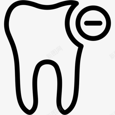 拔牙牙科牙医图标图标
