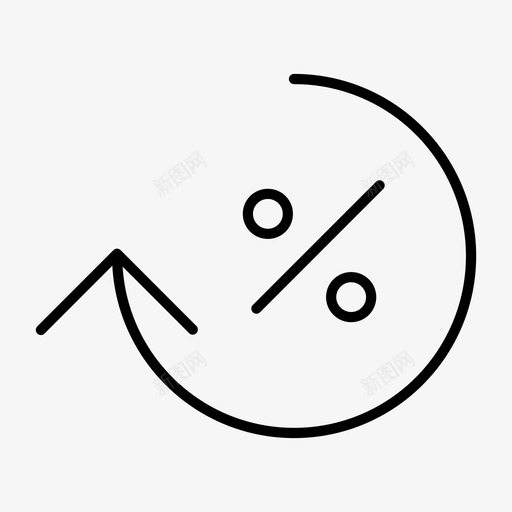 百分比商业数学图标svg_新图网 https://ixintu.com 商业 数学 百分比 销售