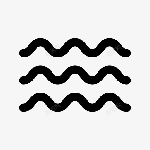 水水流海洋图标svg_新图网 https://ixintu.com 大海 大自然 水 水流 海洋 海浪